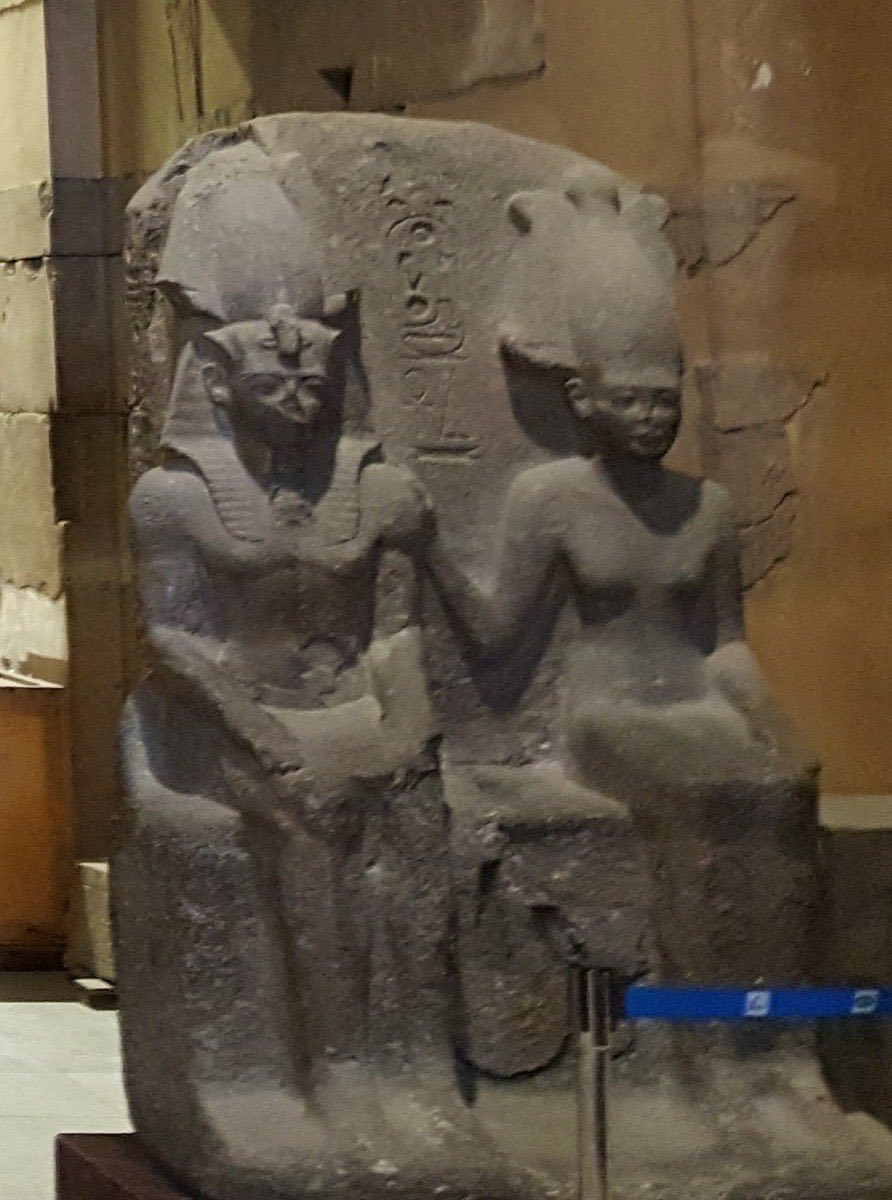 Display galleries inside the Egyptian Museum in Cairo showing ancient artefacts